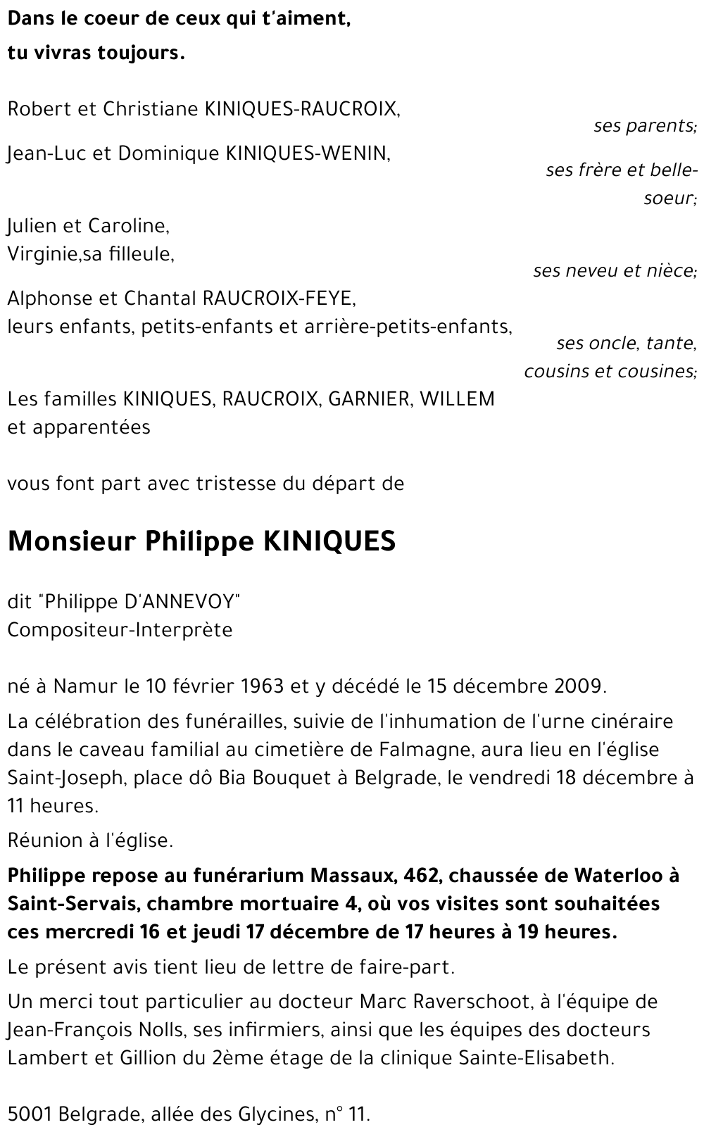 Philippe KINIQUES