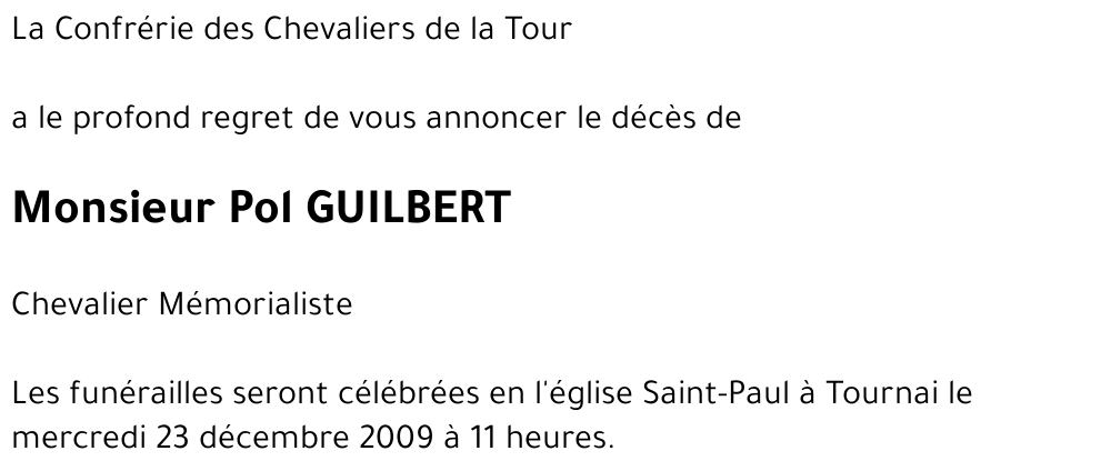 Pol GUILBERT