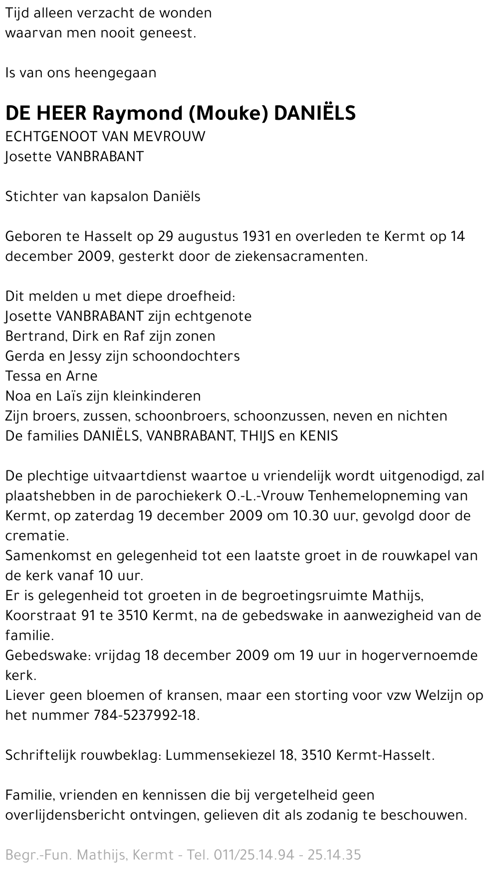 Raymond (Mouke) Daniëls