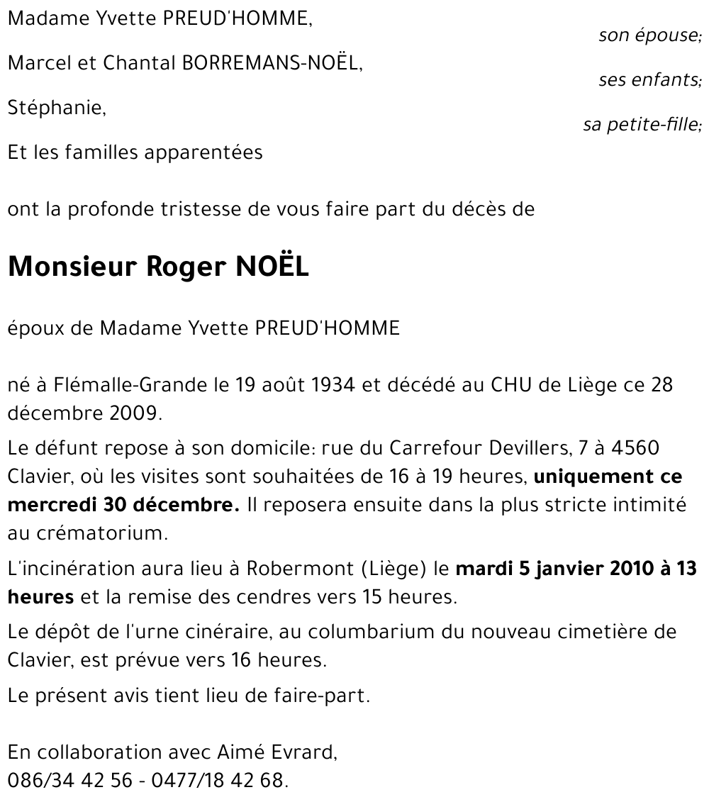 Roger NOËL