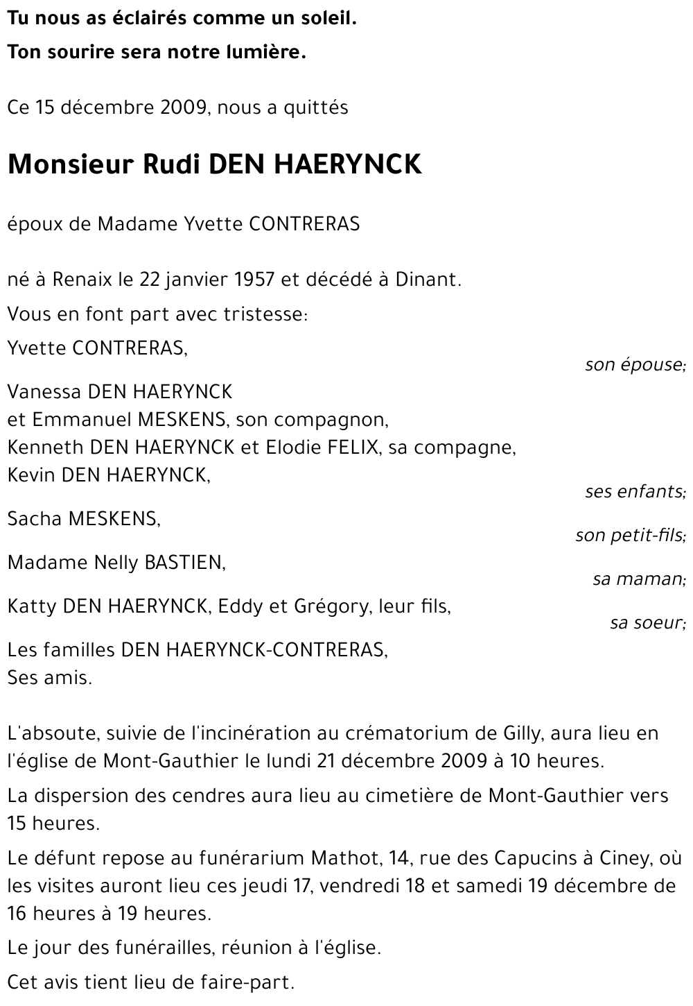 Rudi DEN HAERYNCK