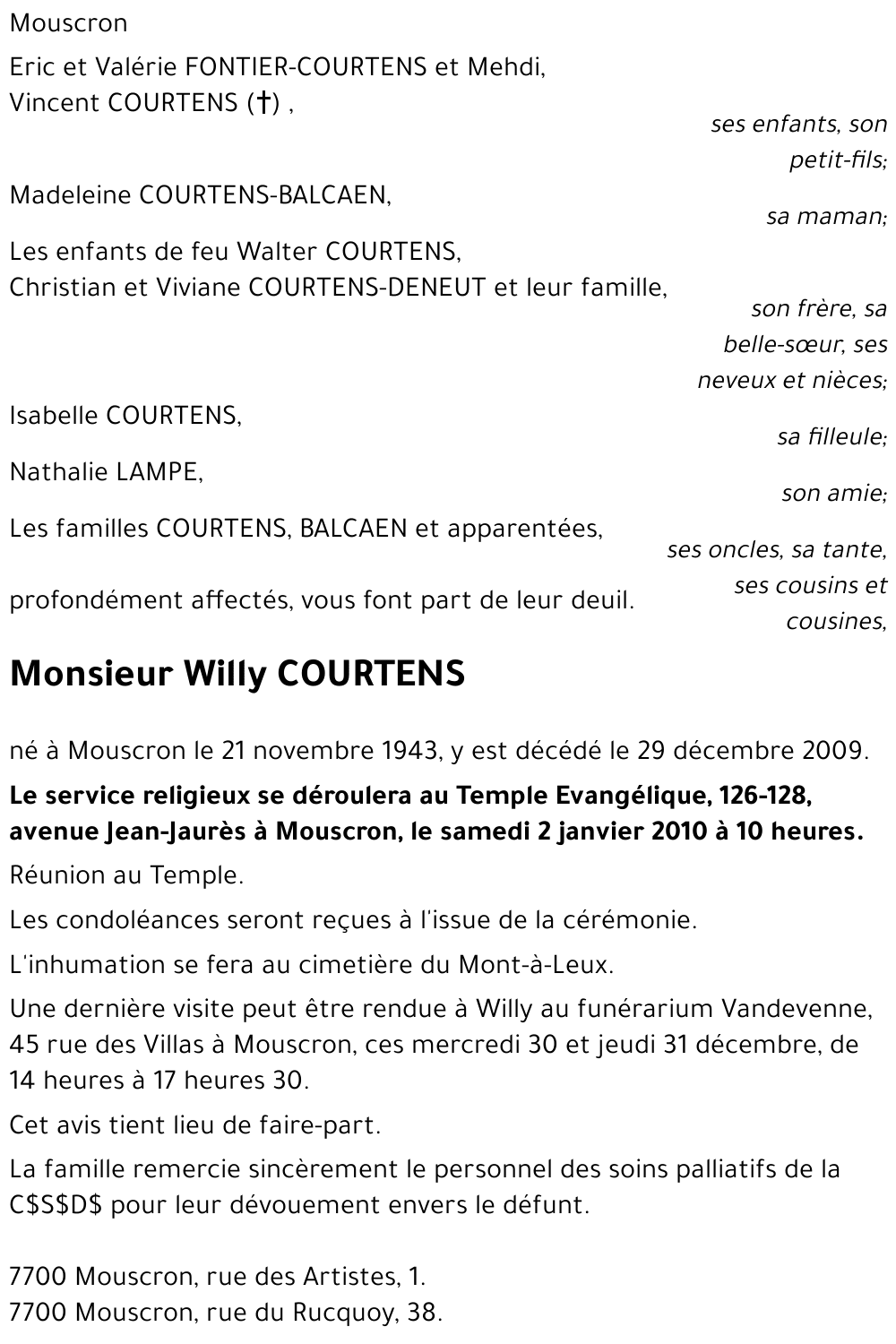 Willy COURTENS