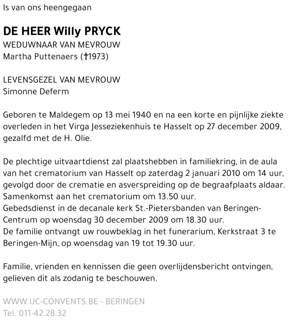 Willy Pryck