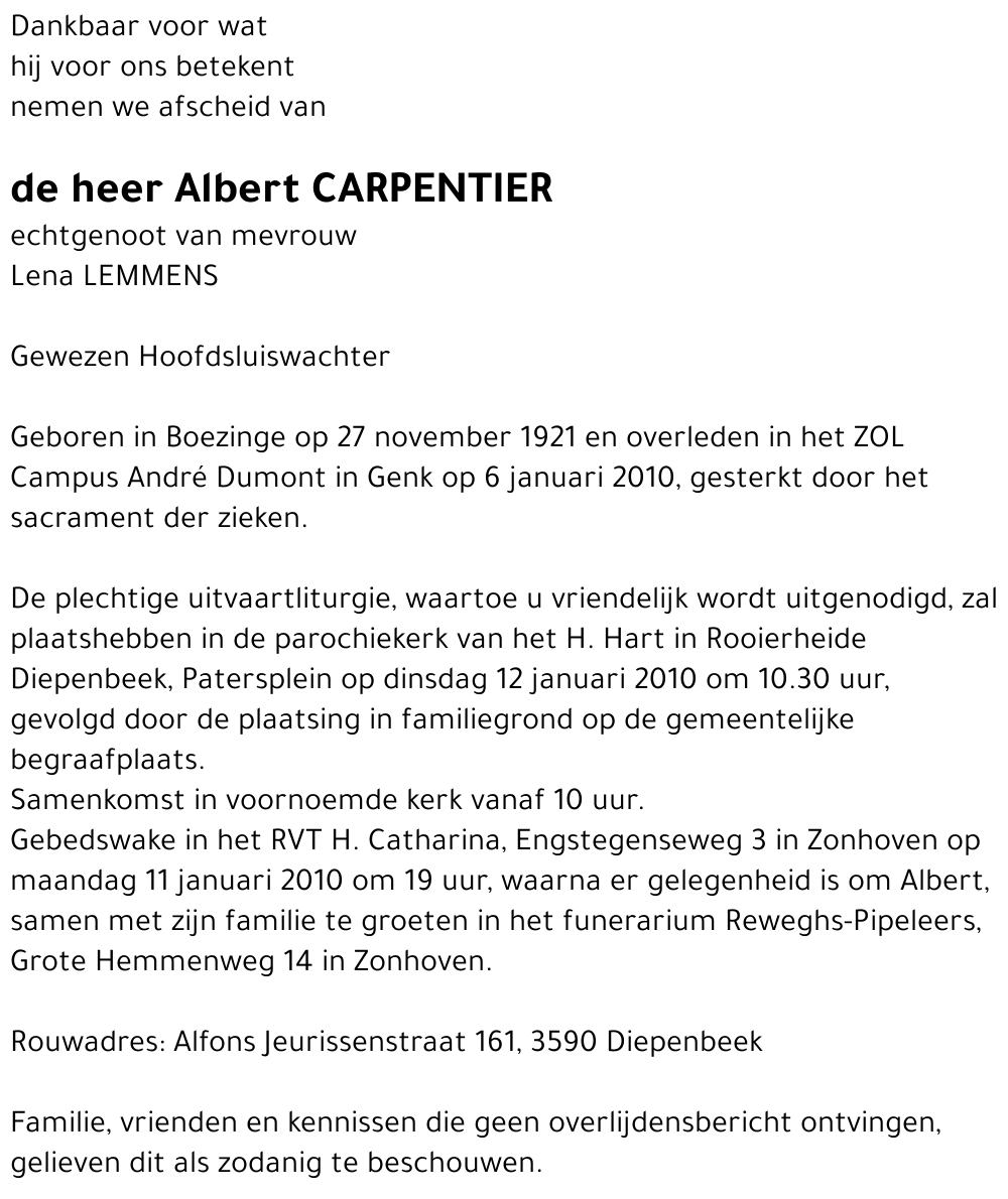 Albert Carpentier