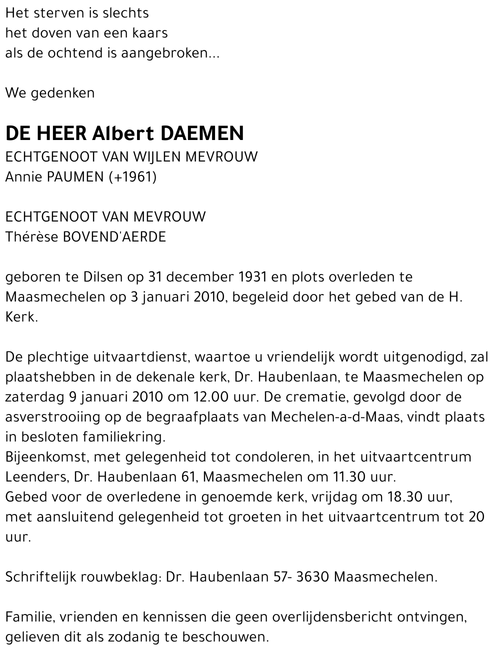 Albert DAEMEN