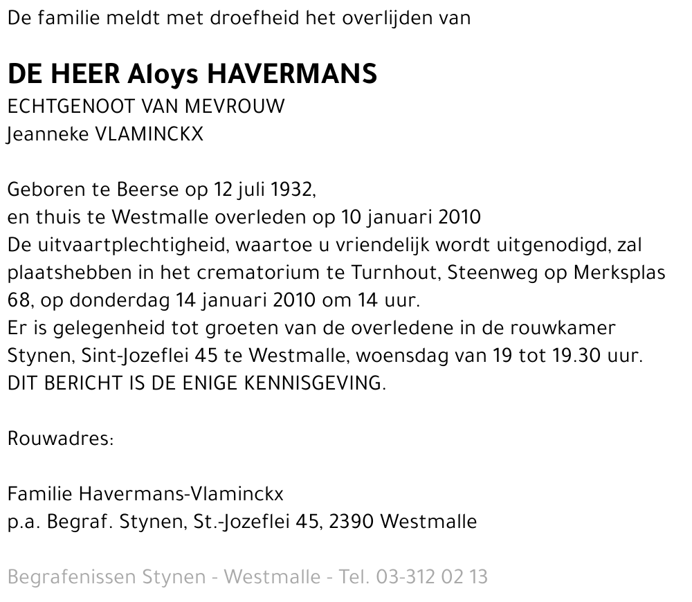 Aloys Havermans