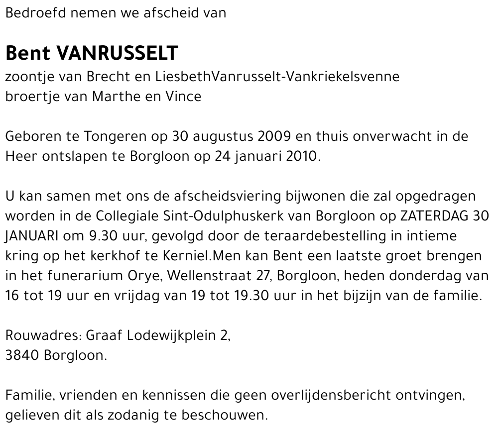 Bent Vanrusselt