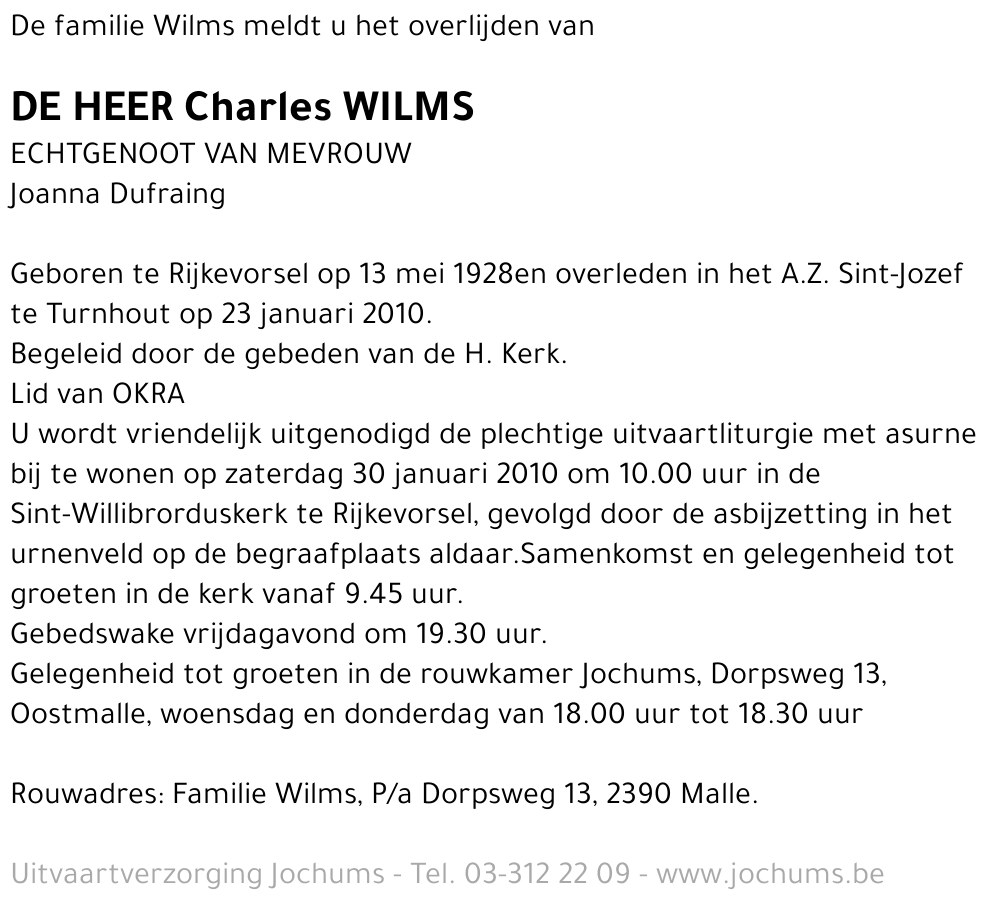 Charles Wilms