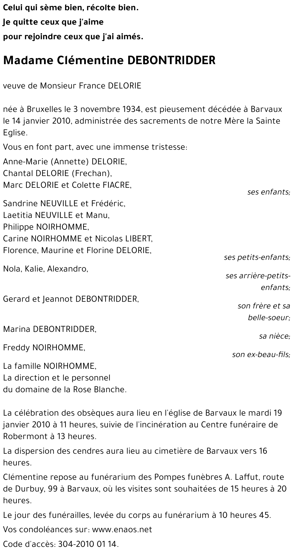 Clémentine DEBONTRIDDER