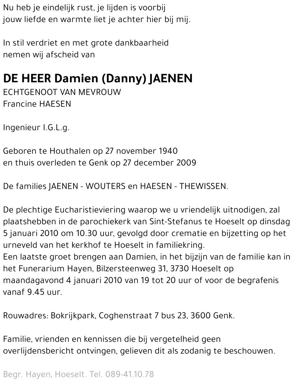 Damien Jaenen