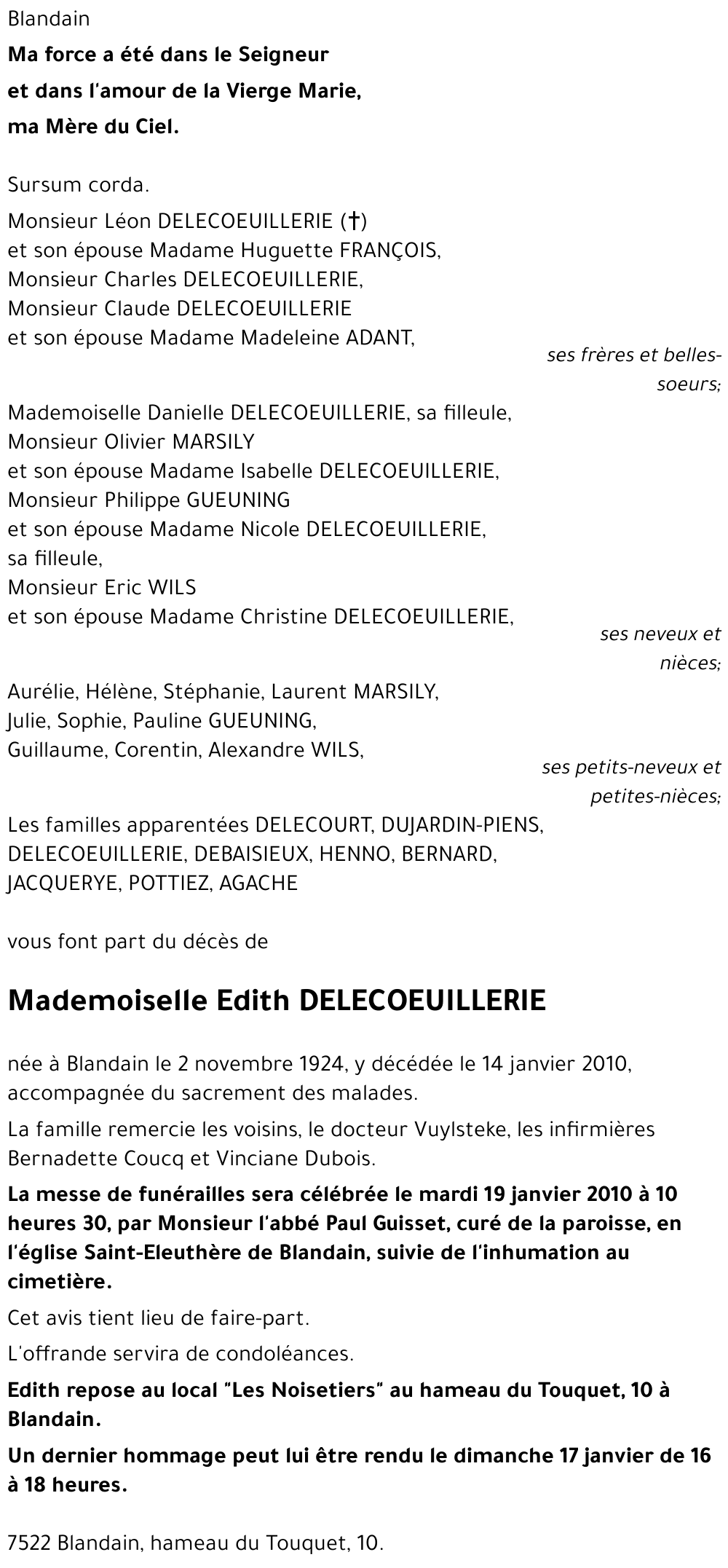 Edith DELECOEUILLERIE