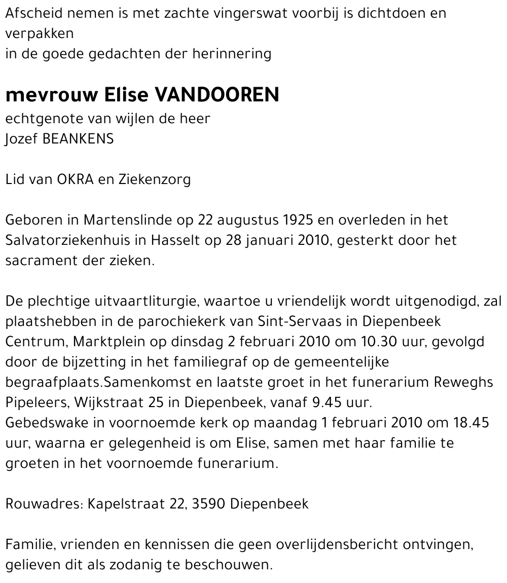 Elise Vandooren