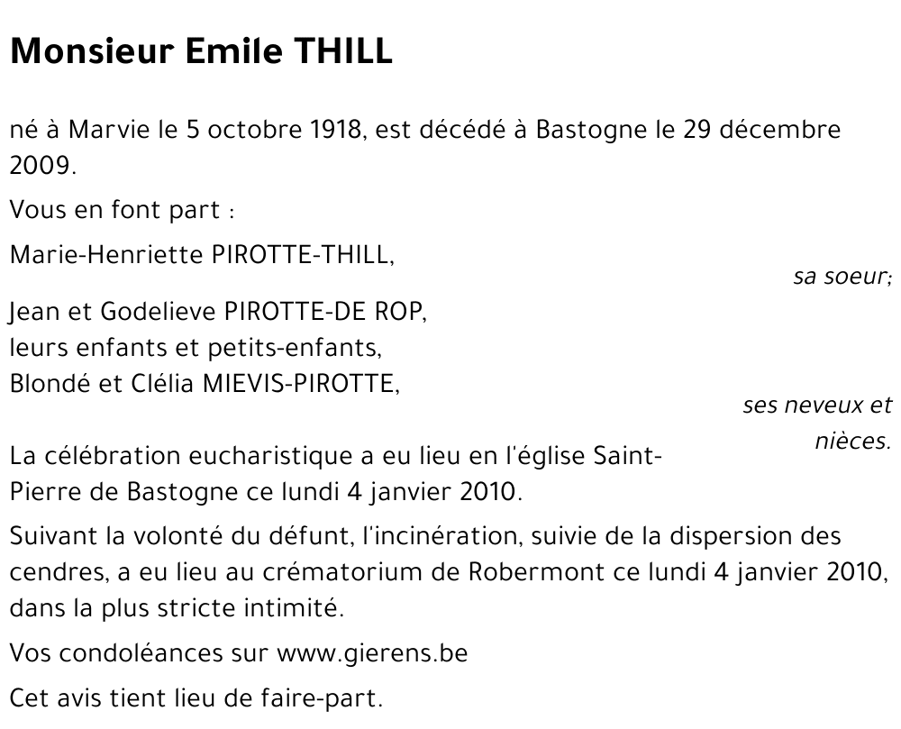 Emile THILL