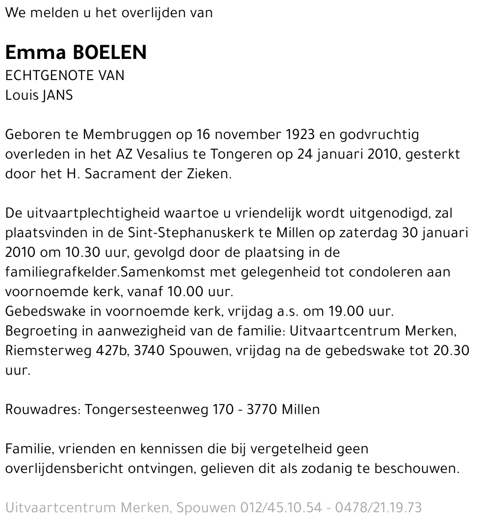 Emma Boelen