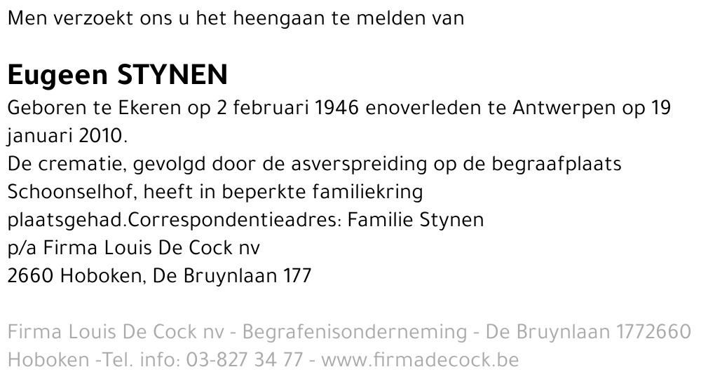 Eugeen Stynen