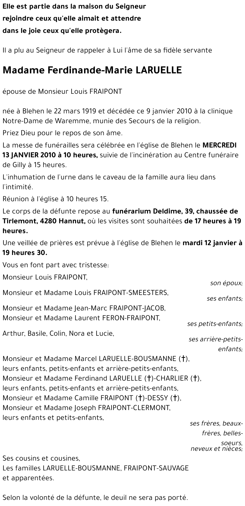 Ferdinande-Marie LARUELLE