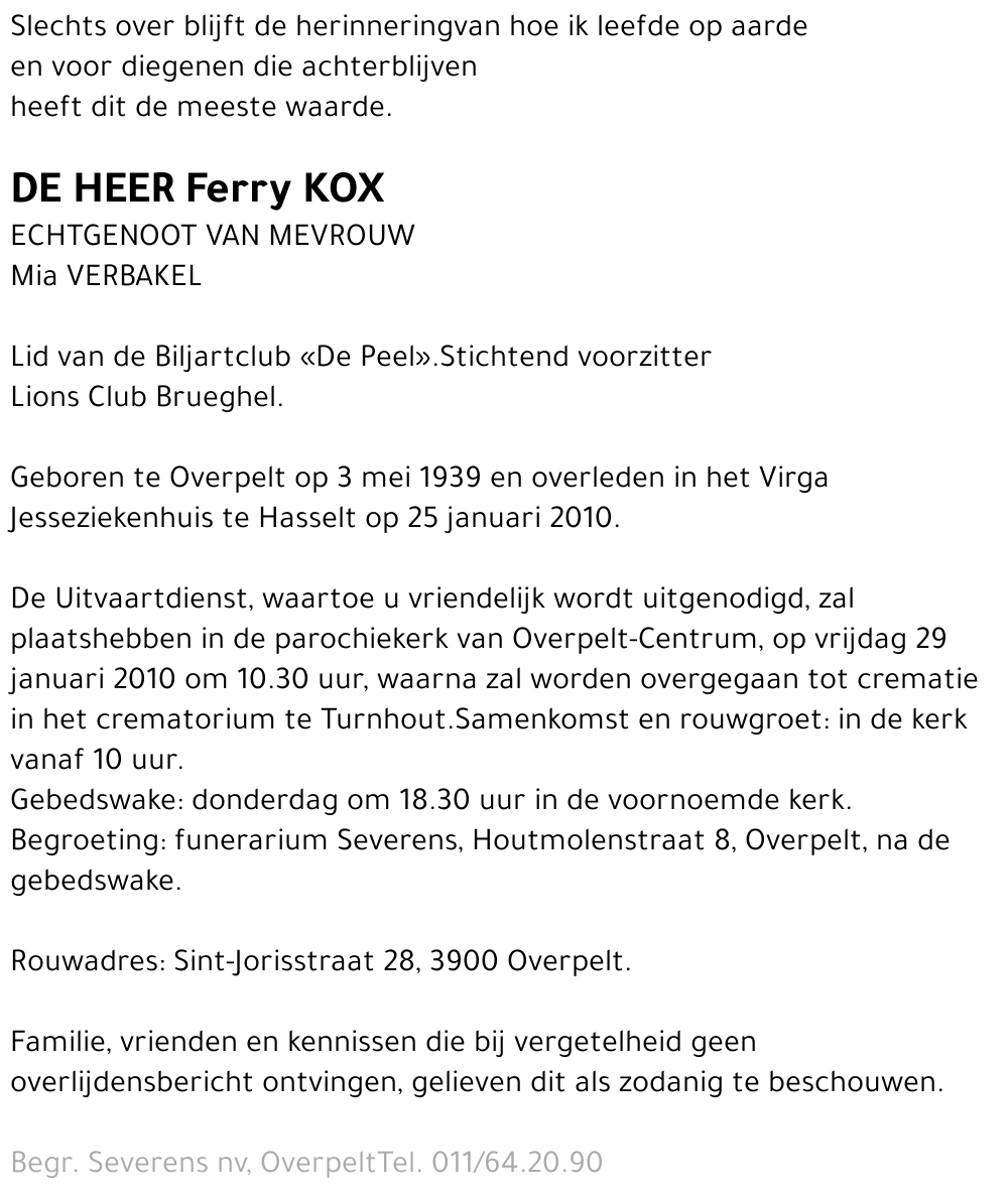 Ferry Kox