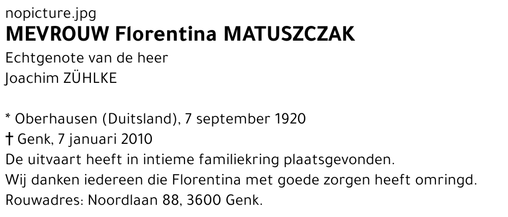 Florentina MATUSZCZAK