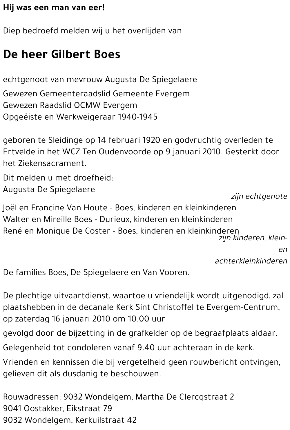 Gilbert Boes