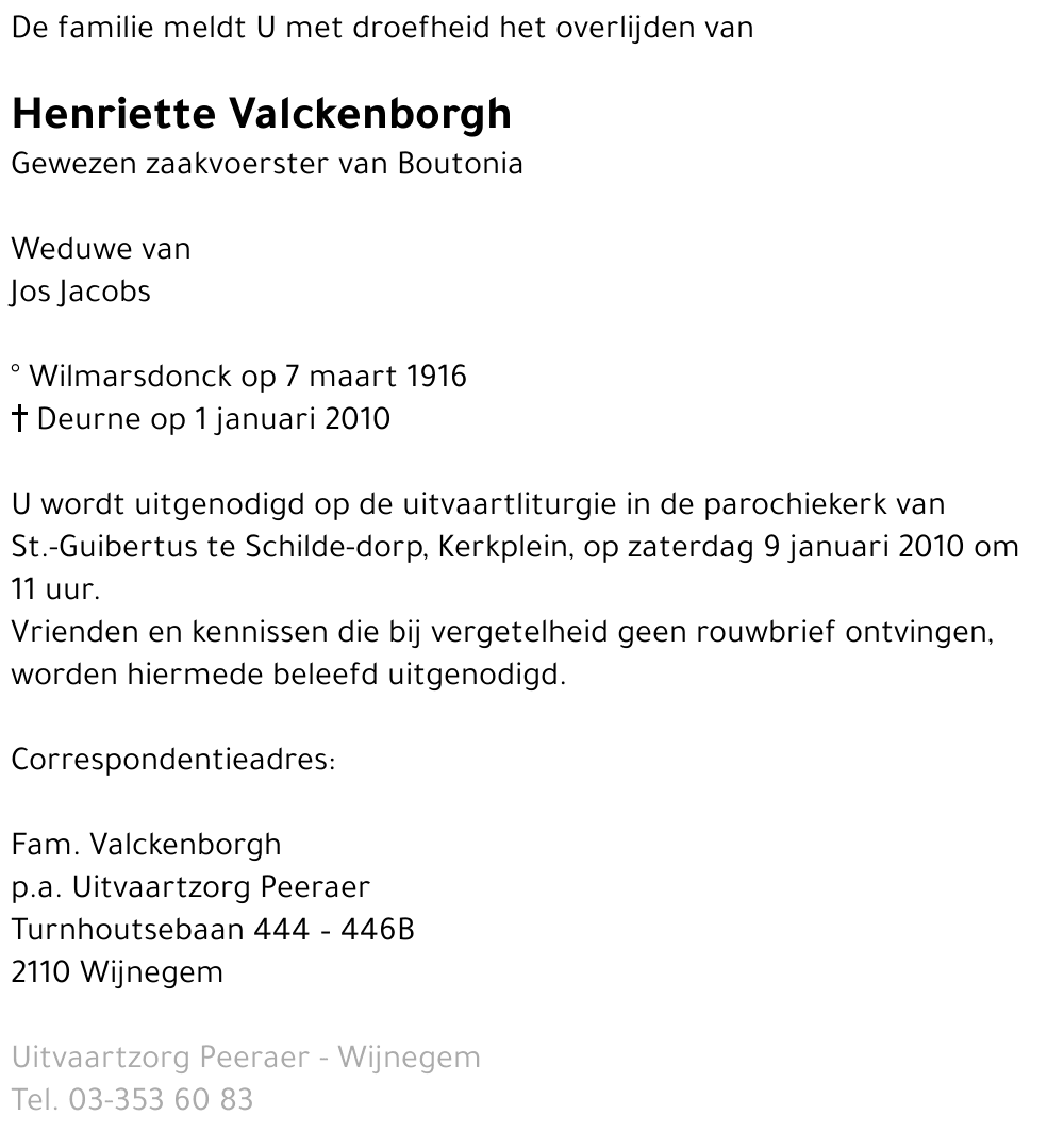 Henriette Valckenborgh