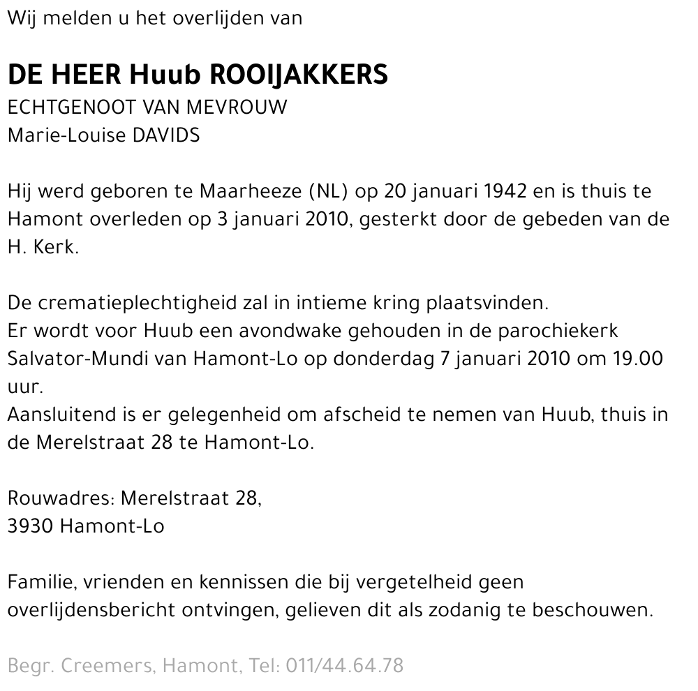 Huub Rooijakkers