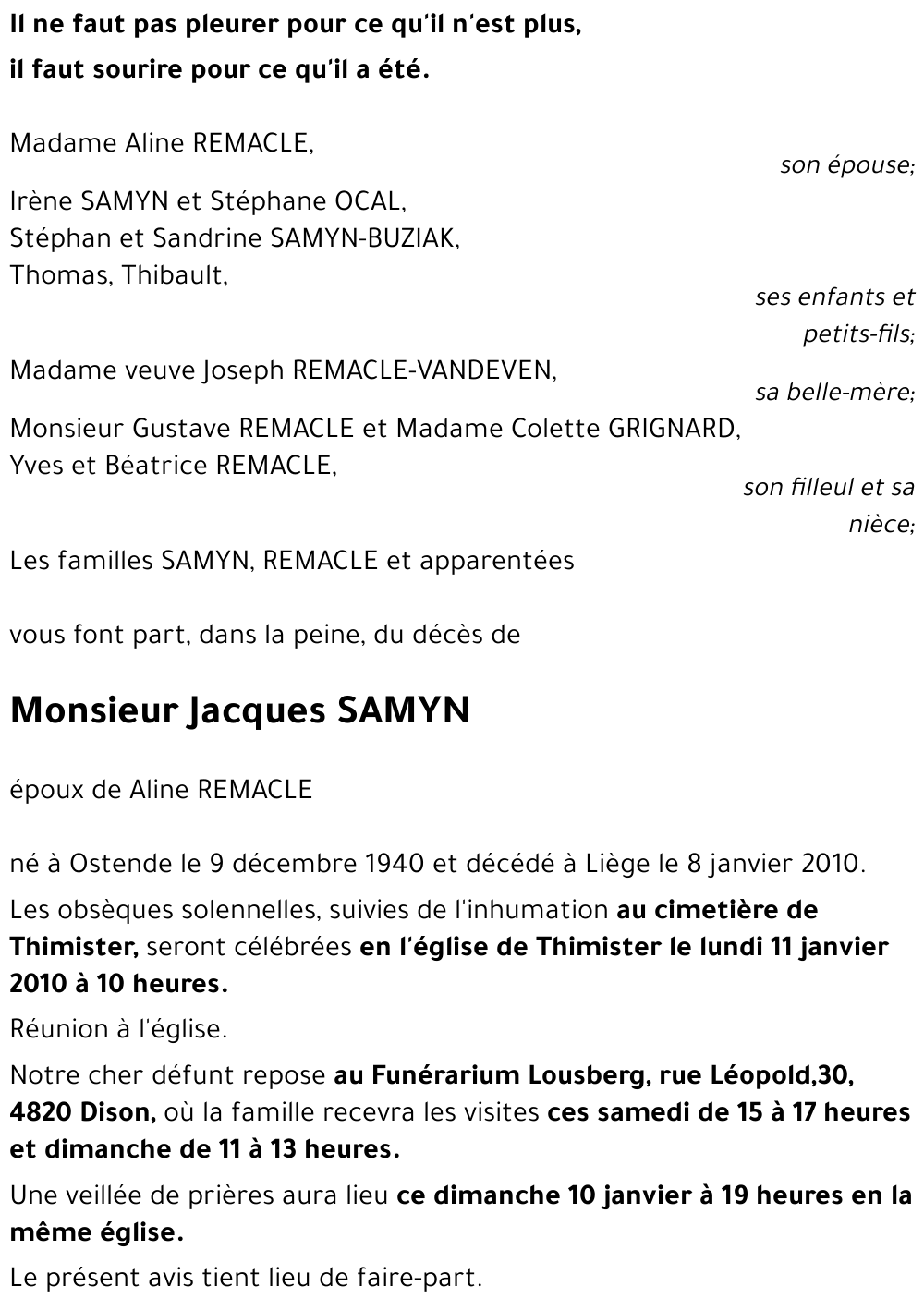 Jacques SAMYN