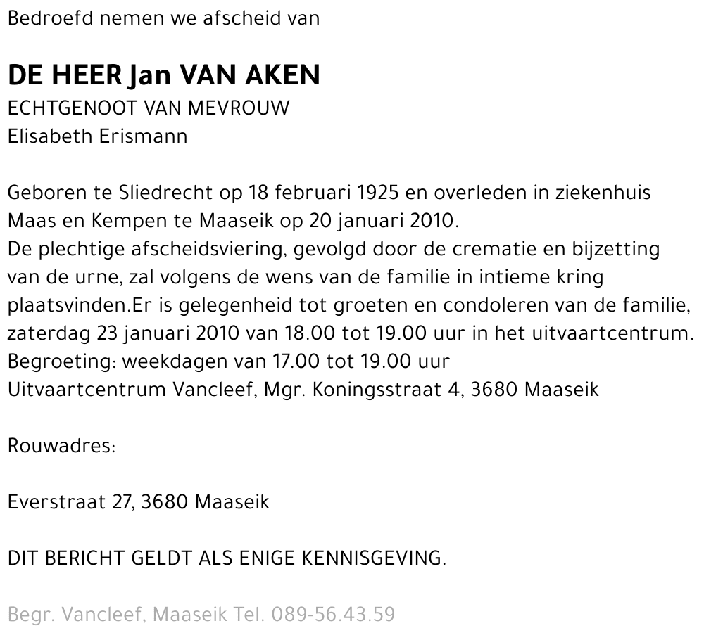 Jan van Aken