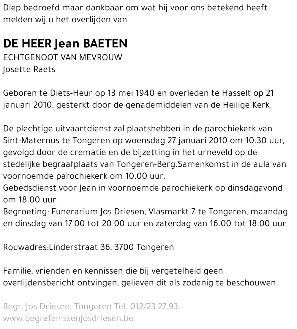 Jean Baeten
