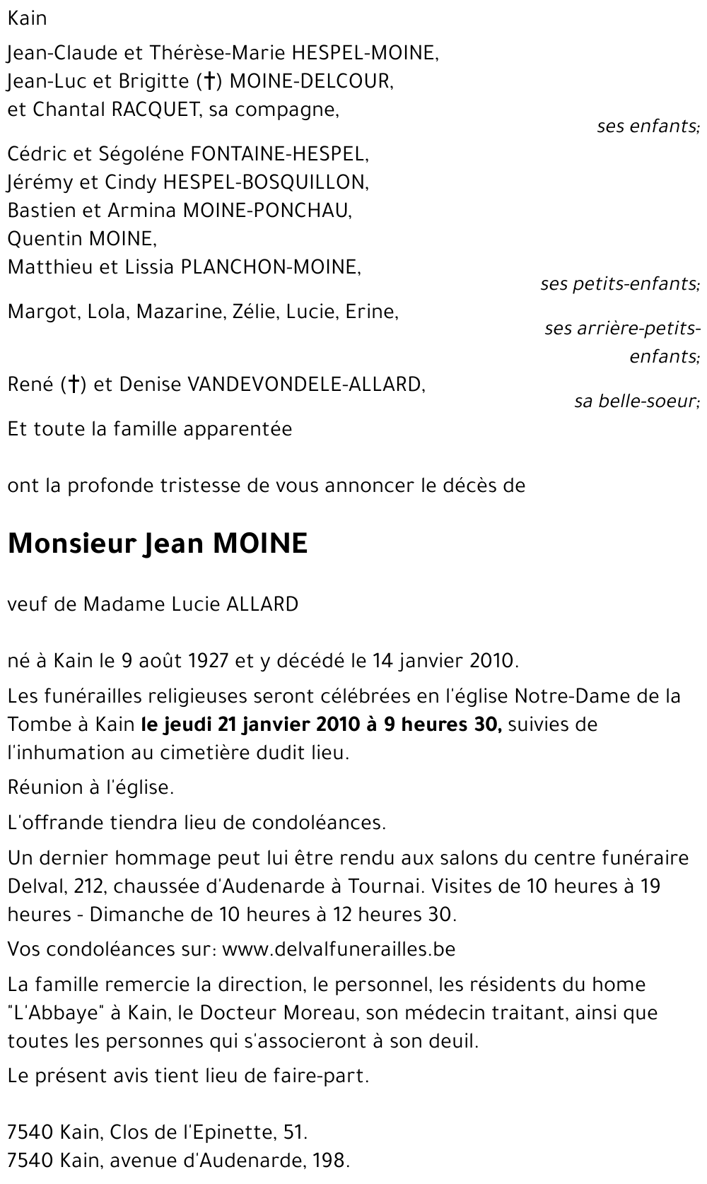 Jean MOINE