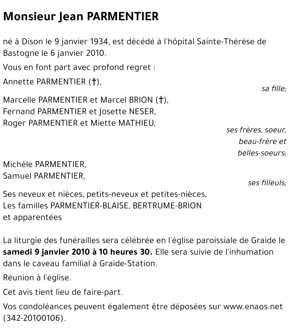 Jean PARMENTIER