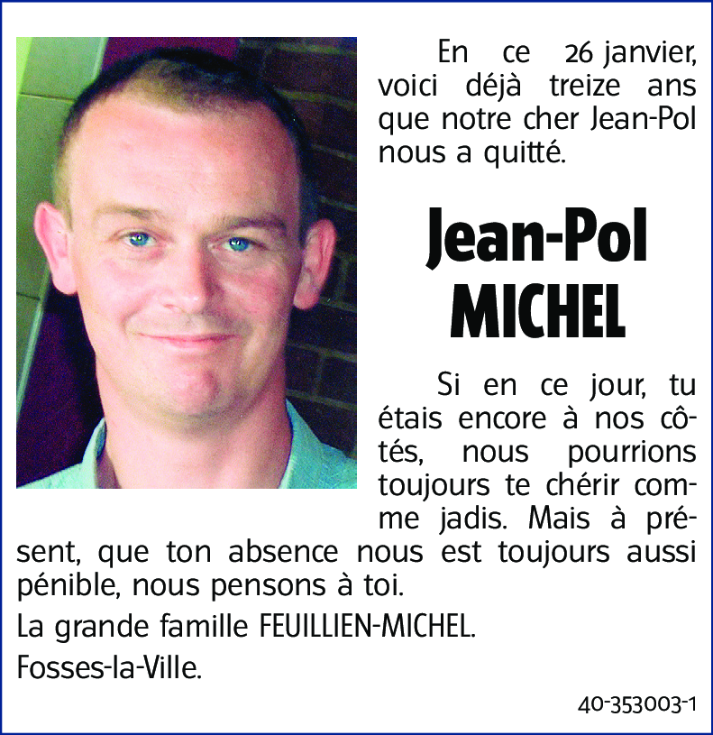 Jean-Pol MICHEL