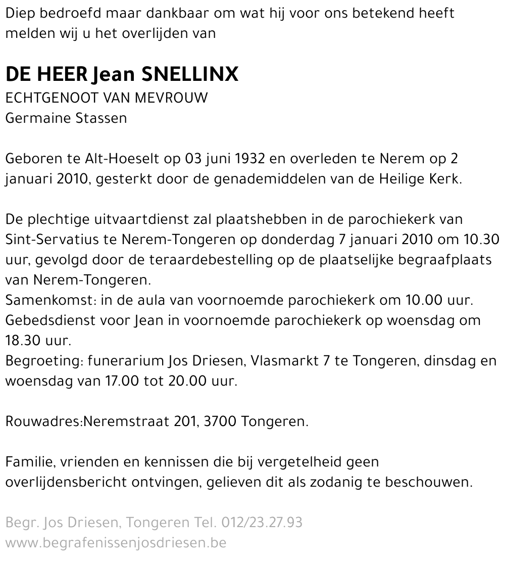 Jean Snellinx
