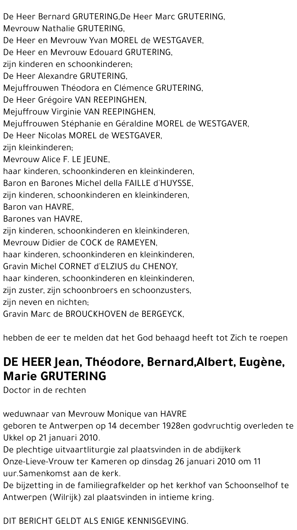 Jean, Théodore, Bernard, Albert, Eugène, Marie Grutering