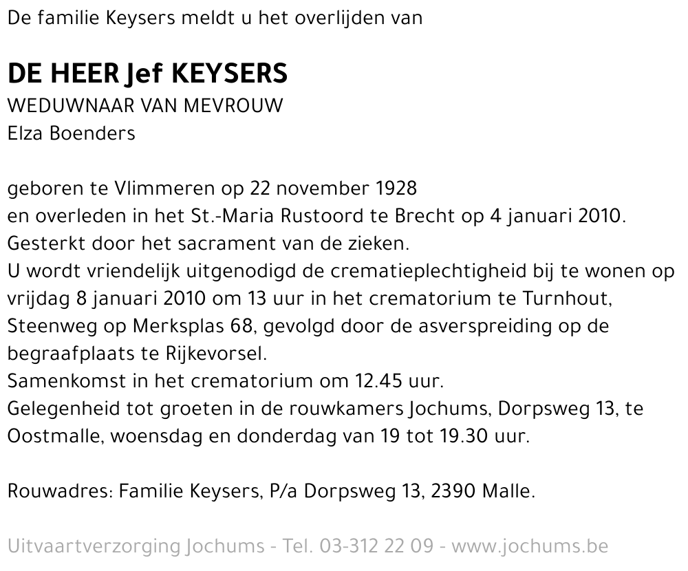Jef Keysers