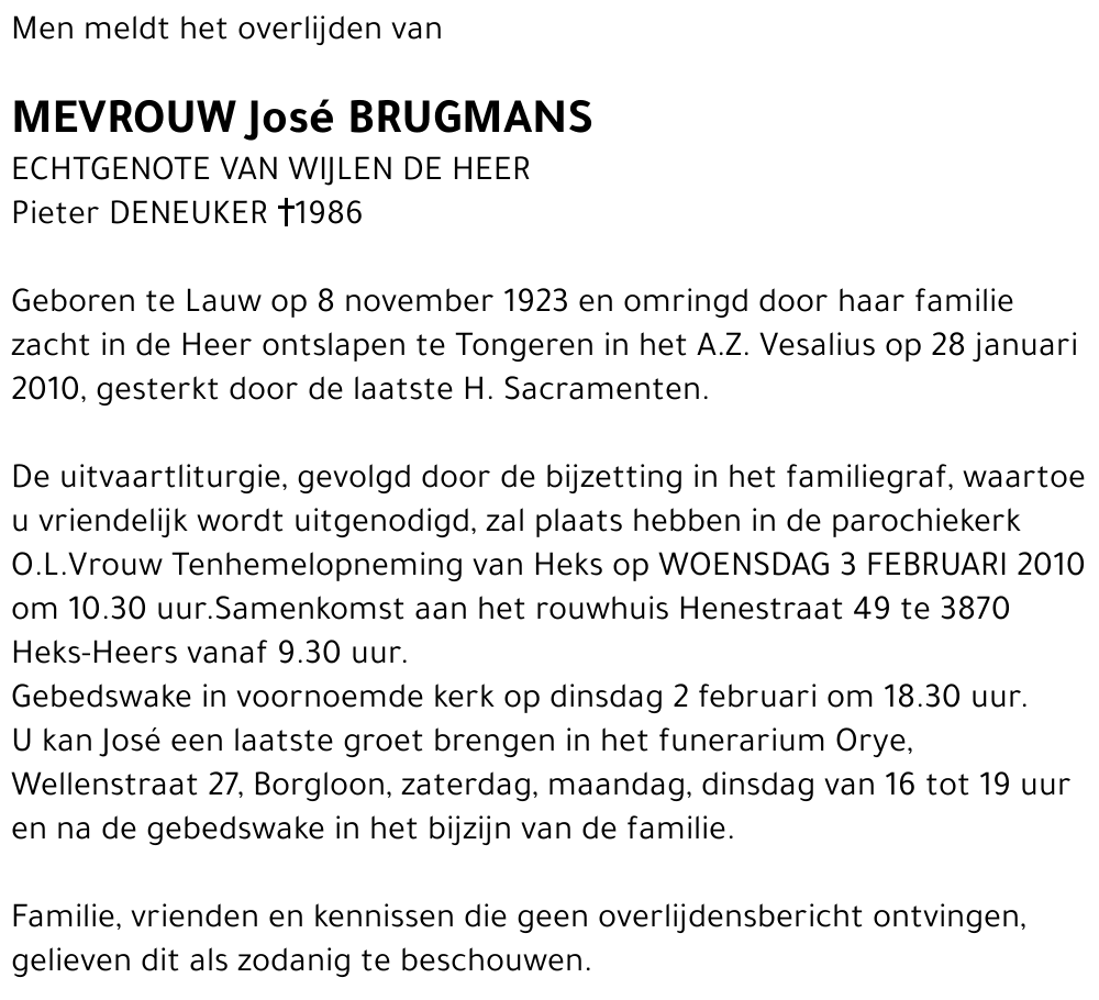 José Brugmans