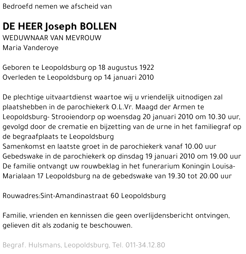 Joseph Bollen