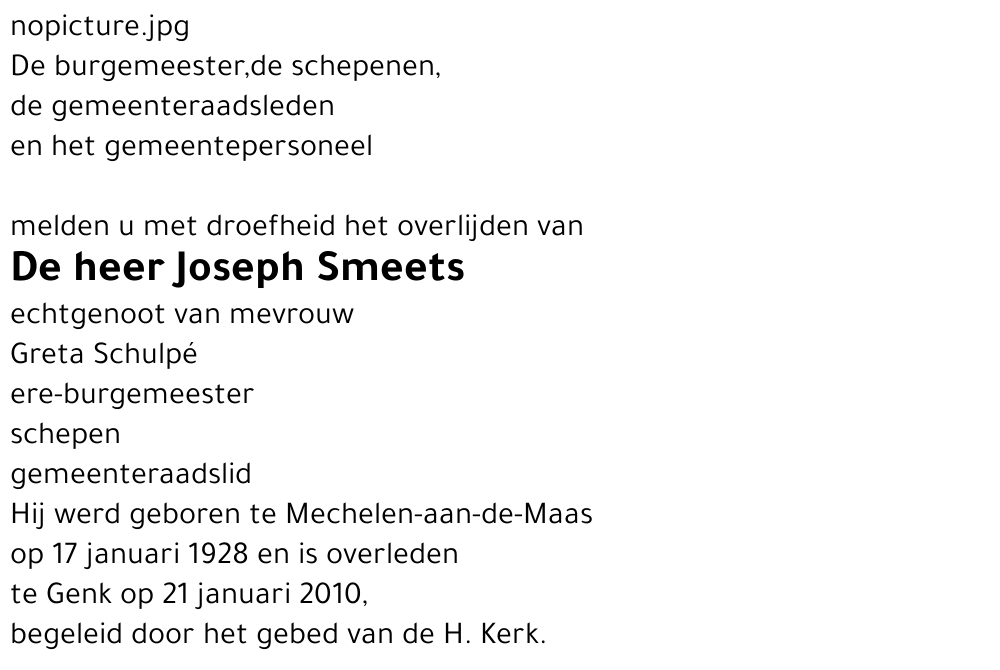 Joseph Smeets