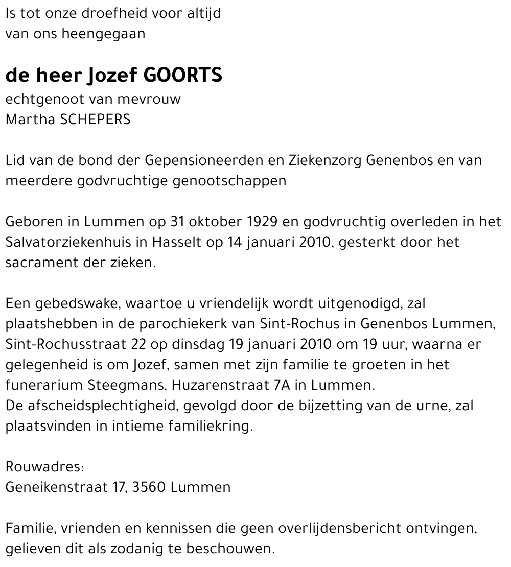 Jozef Goorts