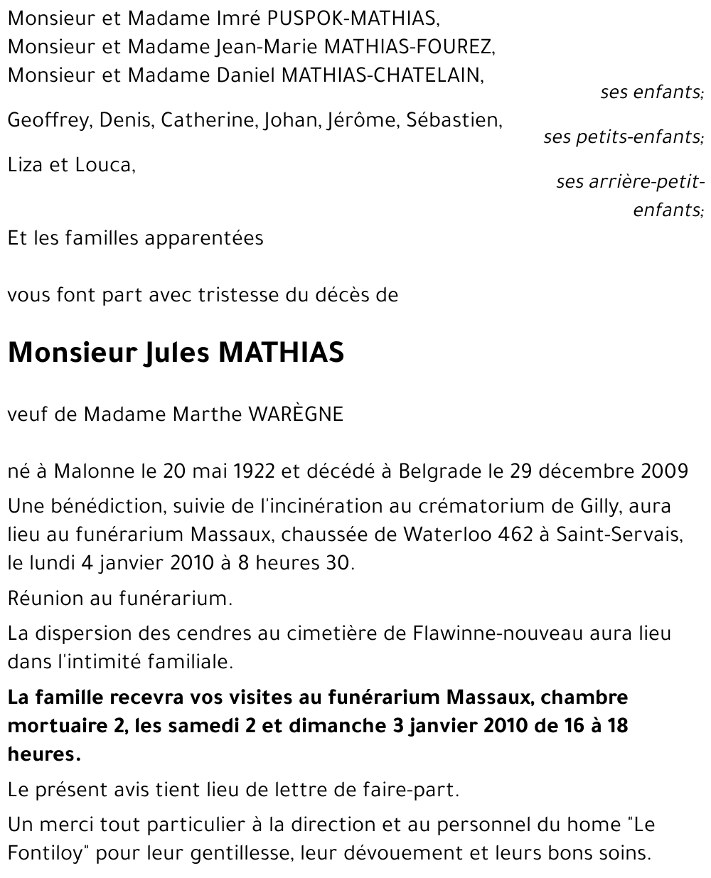 Jules MATHIAS