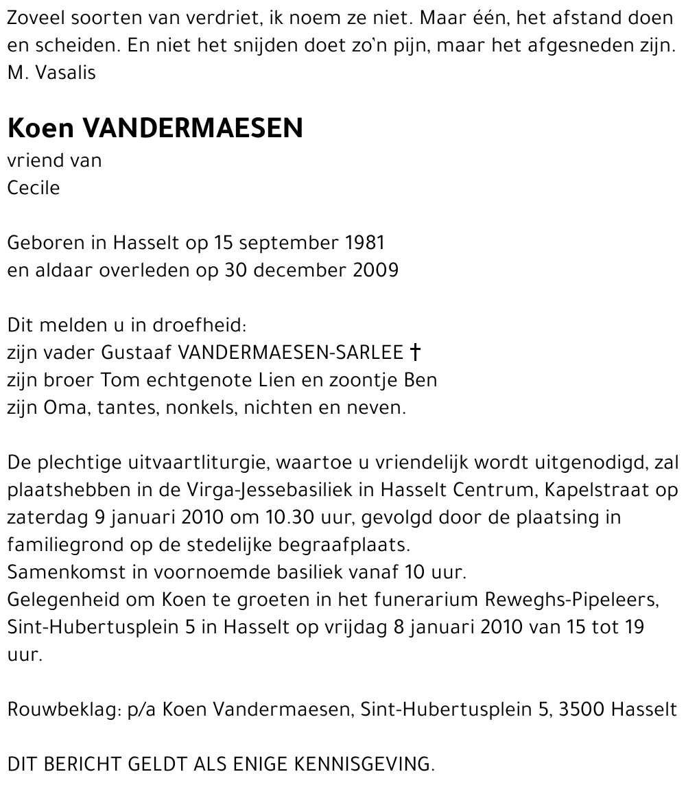 Koen Vandermaesen