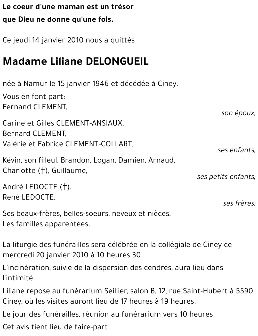 Liliane DELONGUEIL