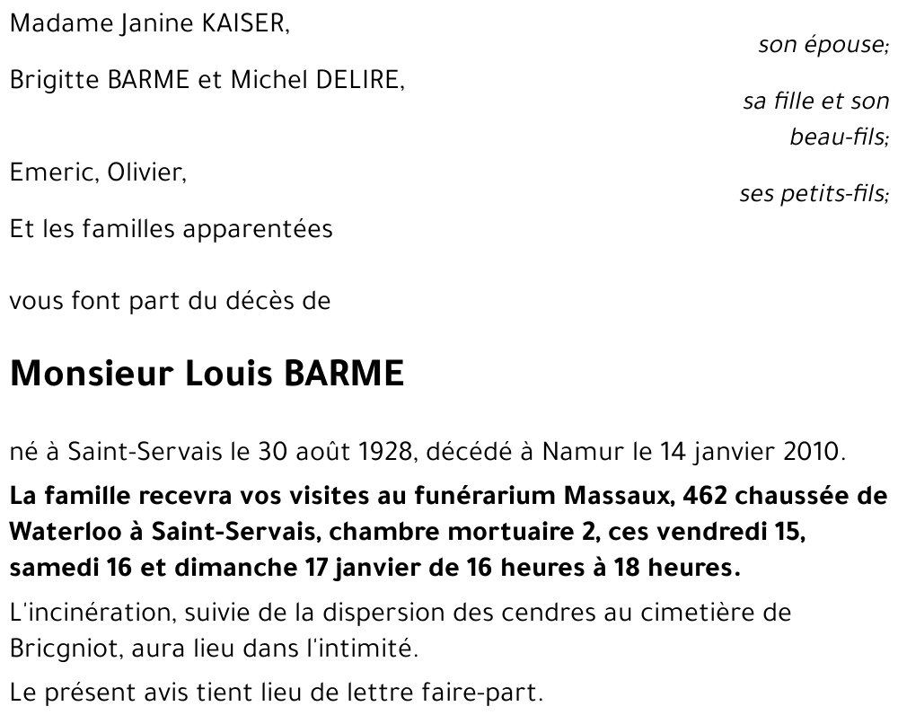 Louis BARME