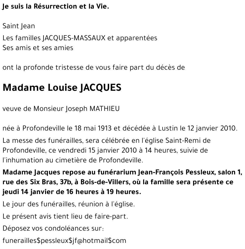 Louise JACQUES