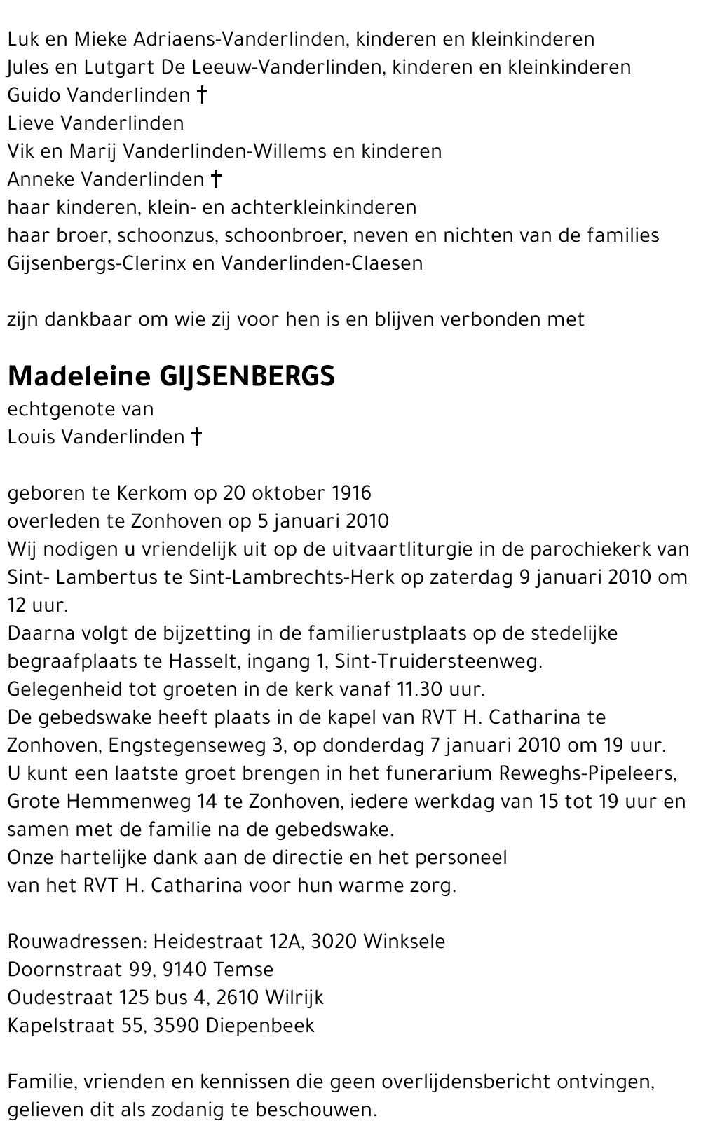Madeleine Gysenbergs
