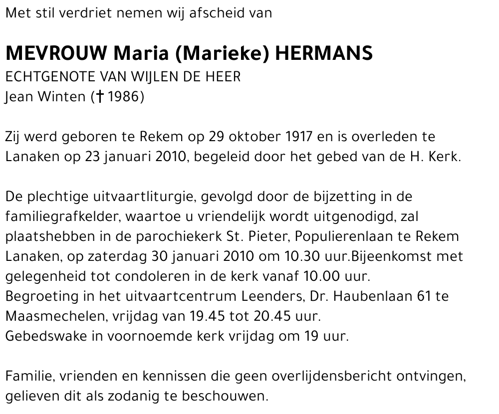 Maria Hermans