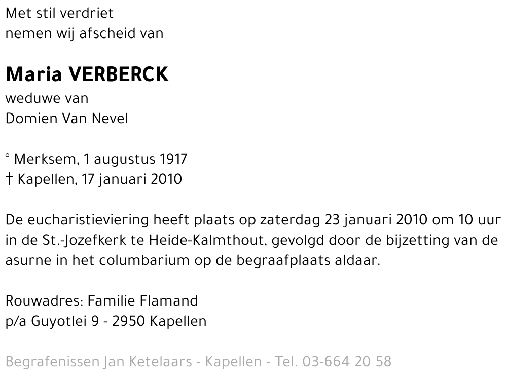 Maria Verberck
