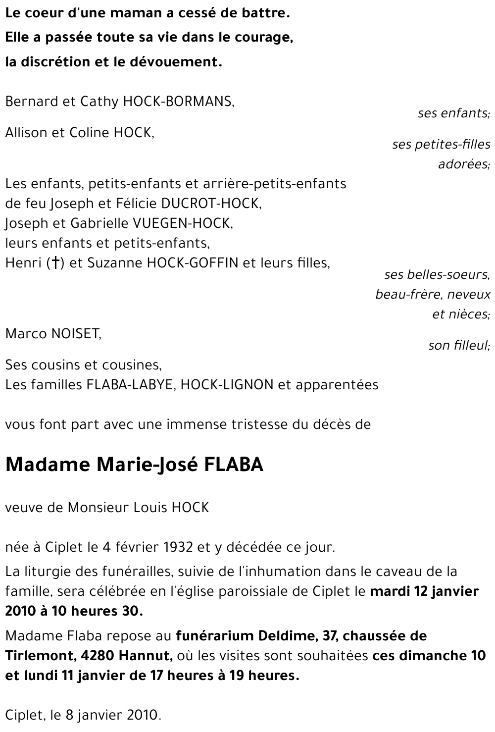 Marie-José FLABA