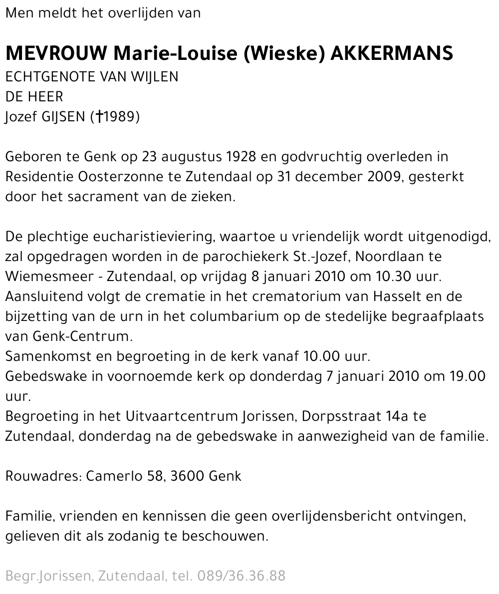 Marie-Louise Akkermans