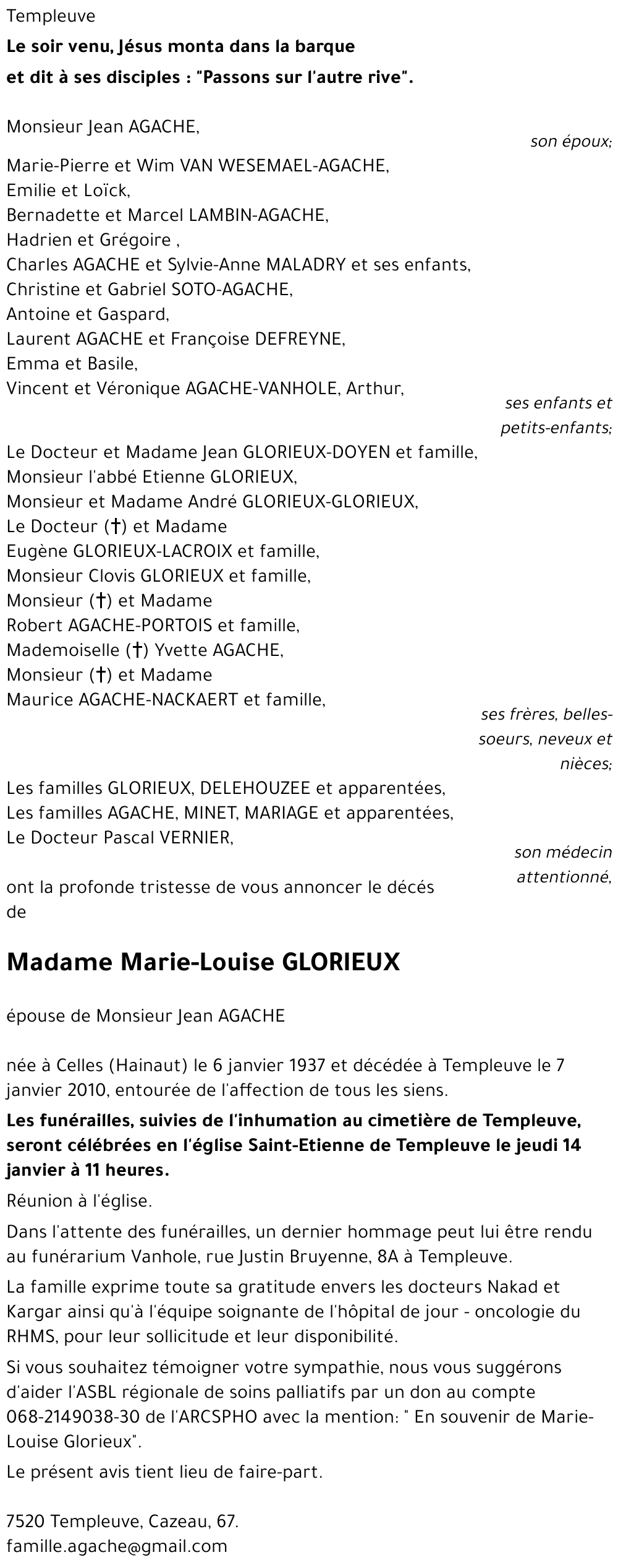 Marie-Louise GLORIEUX