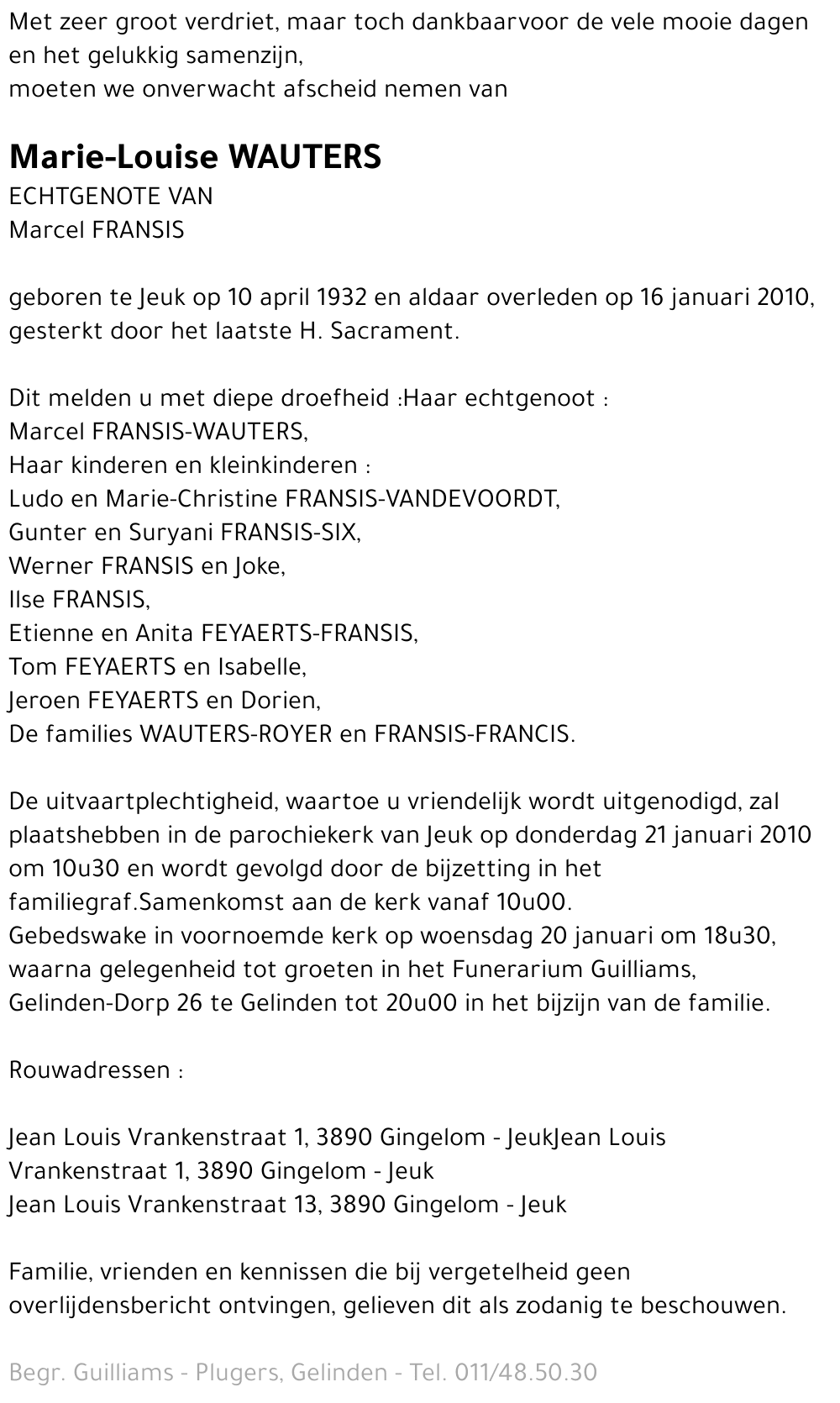 Marie-Louise Wauters